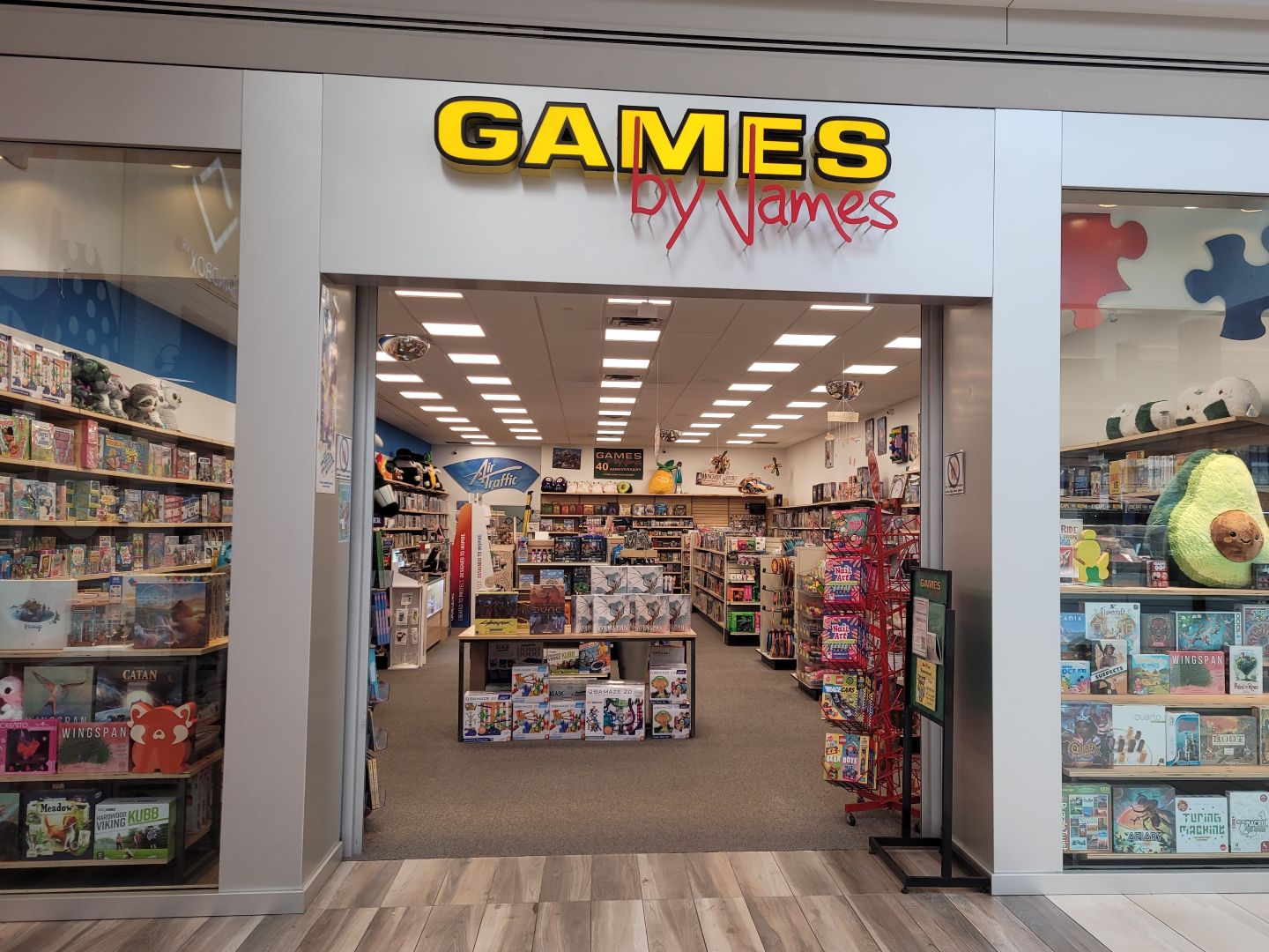 
                Games by James & Air Traffic Rosedale Center 
                Store Front